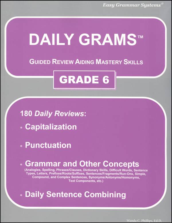 Daily Grams Grade 6