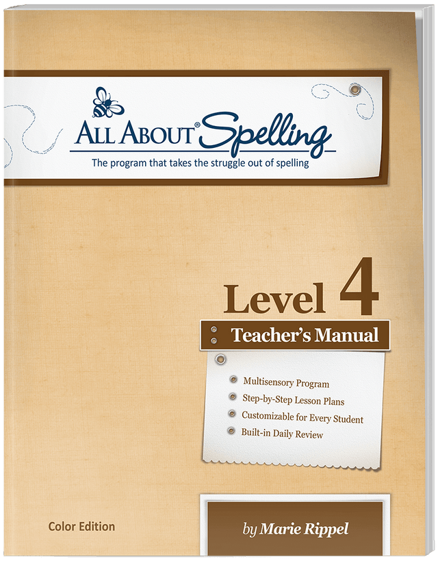 All About Spelling Level 4 Teacher's Edition