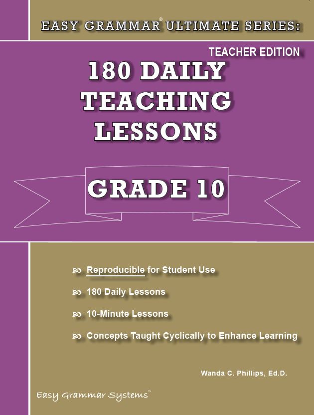 Easy Grammar Ultimate - Grade 10 - Teacher Guide