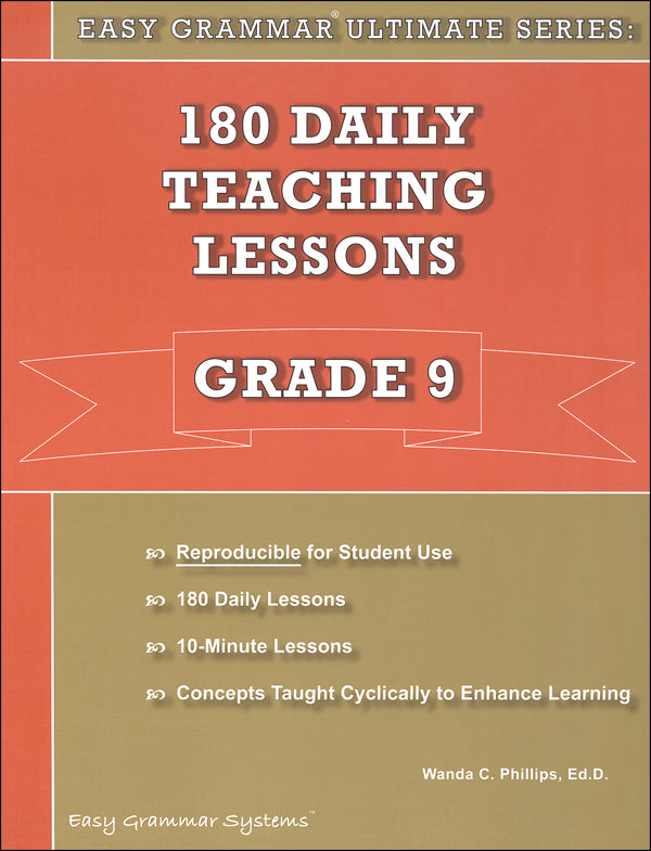 Easy Grammar Ultimate Grade 9 - Teacher's Manual