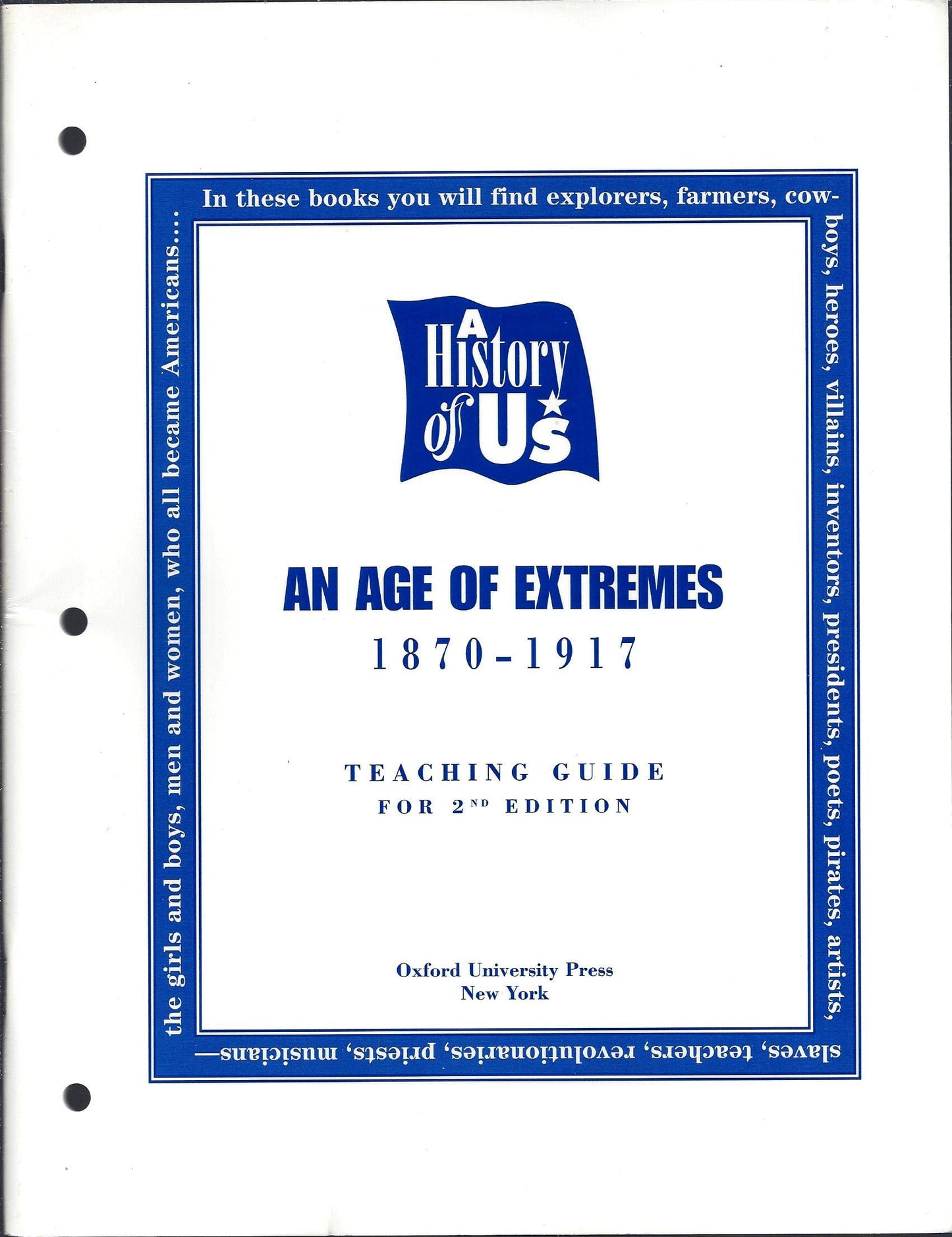 A History of US - set of 17