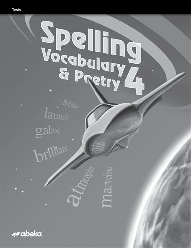 Spelling Vocabulary and Poetry 4 - Tests