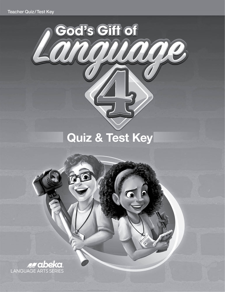 Language 4 - Test / Quiz Key