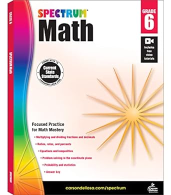 Spectrum Math - Grade 6