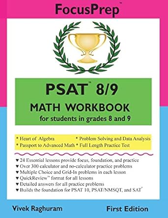 PSAT 8/9 Math Workbook