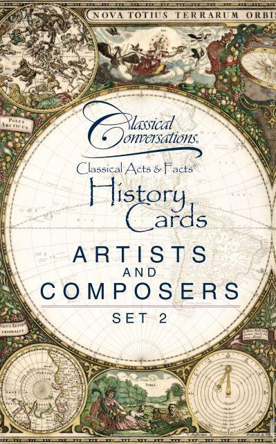 Classical Acts & Facts - History Cards -  Artists and Composers, Set 2