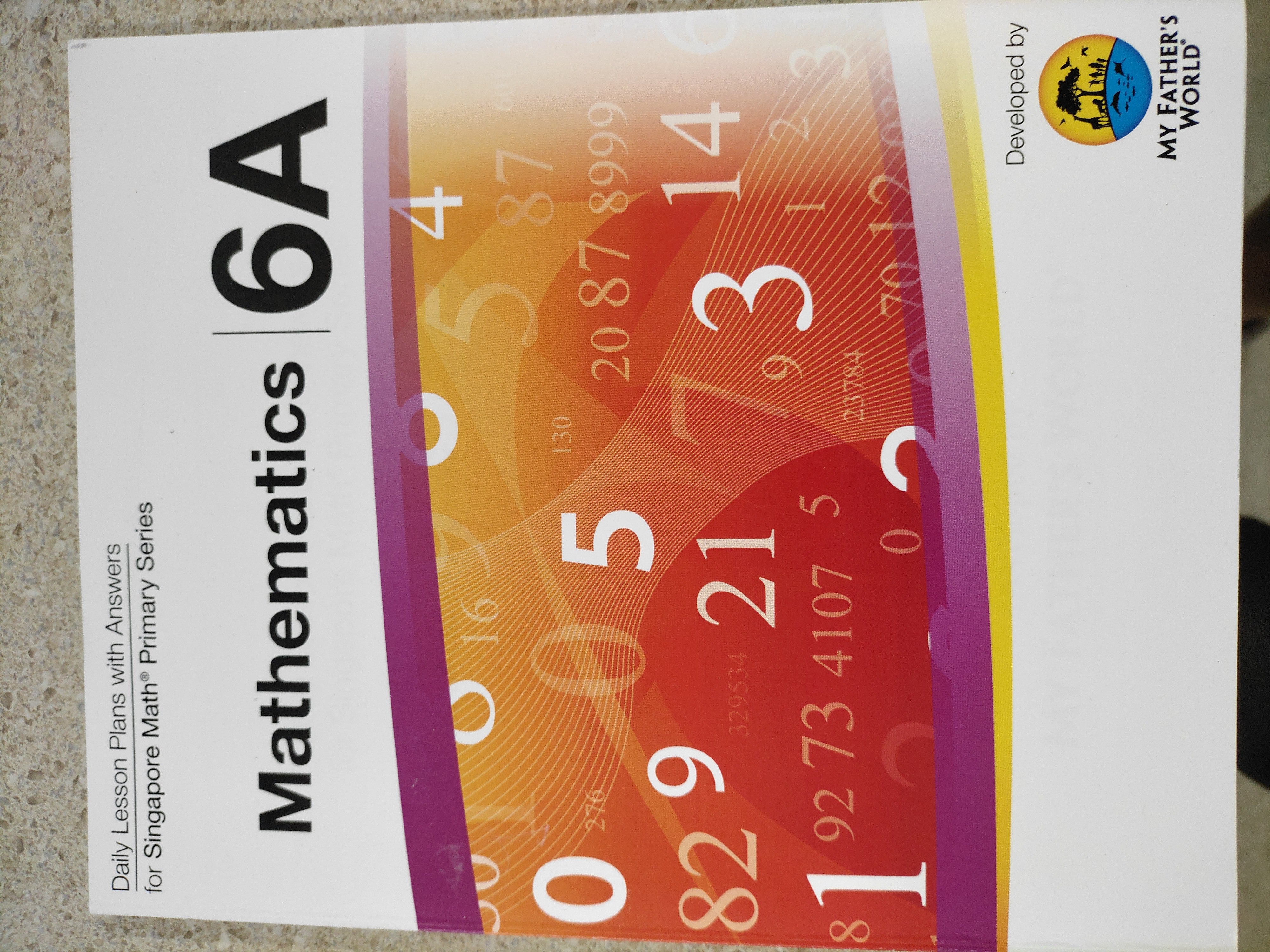 Primary Mathematics 6A - Lesson Plans – Grace School Associations