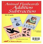 Animal Flashcards - Addition and Subtraction