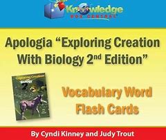 Exploring Creation with Biology 2nd edition - Vocabulary word Flashcards