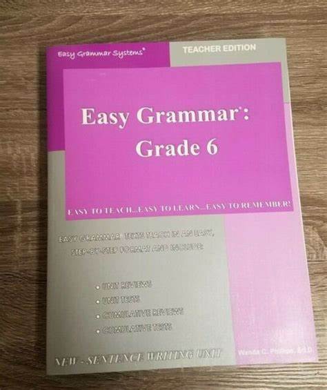 Easy Grammar - Grade 6 - Teacher Edition