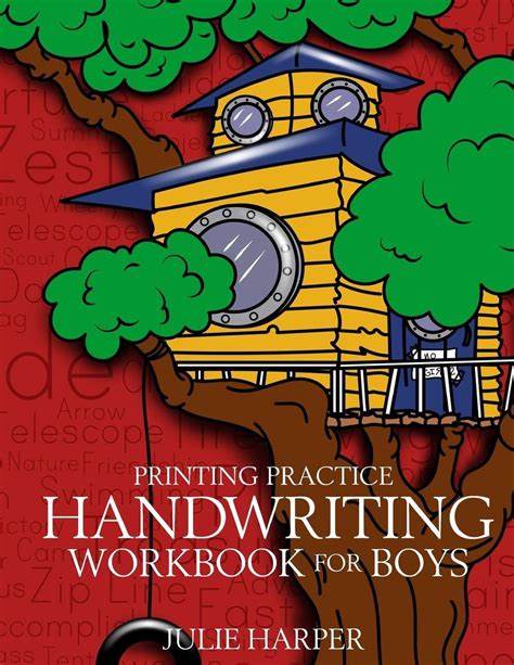 Printing Practice Writing Workbook for Boys