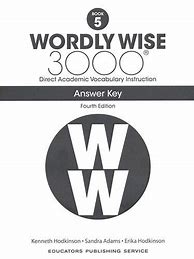 Wordly Wise 3000 Book 5 (4th Ed.)- Answer Key