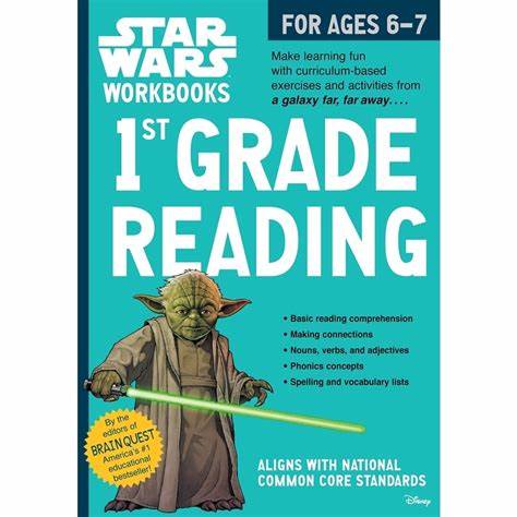 Star Wars 1st grade Workbooks - set of 2