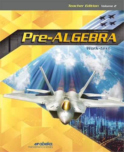 Pre-Algebra - Teacher Edition Vol 1 and 2 (4th ed)