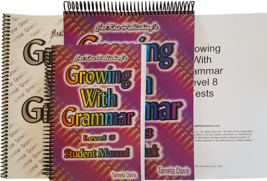 Growing with Grammar 8 (set of 3)