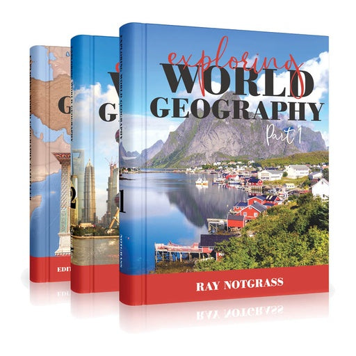 Exploring World Geography - Set of 4