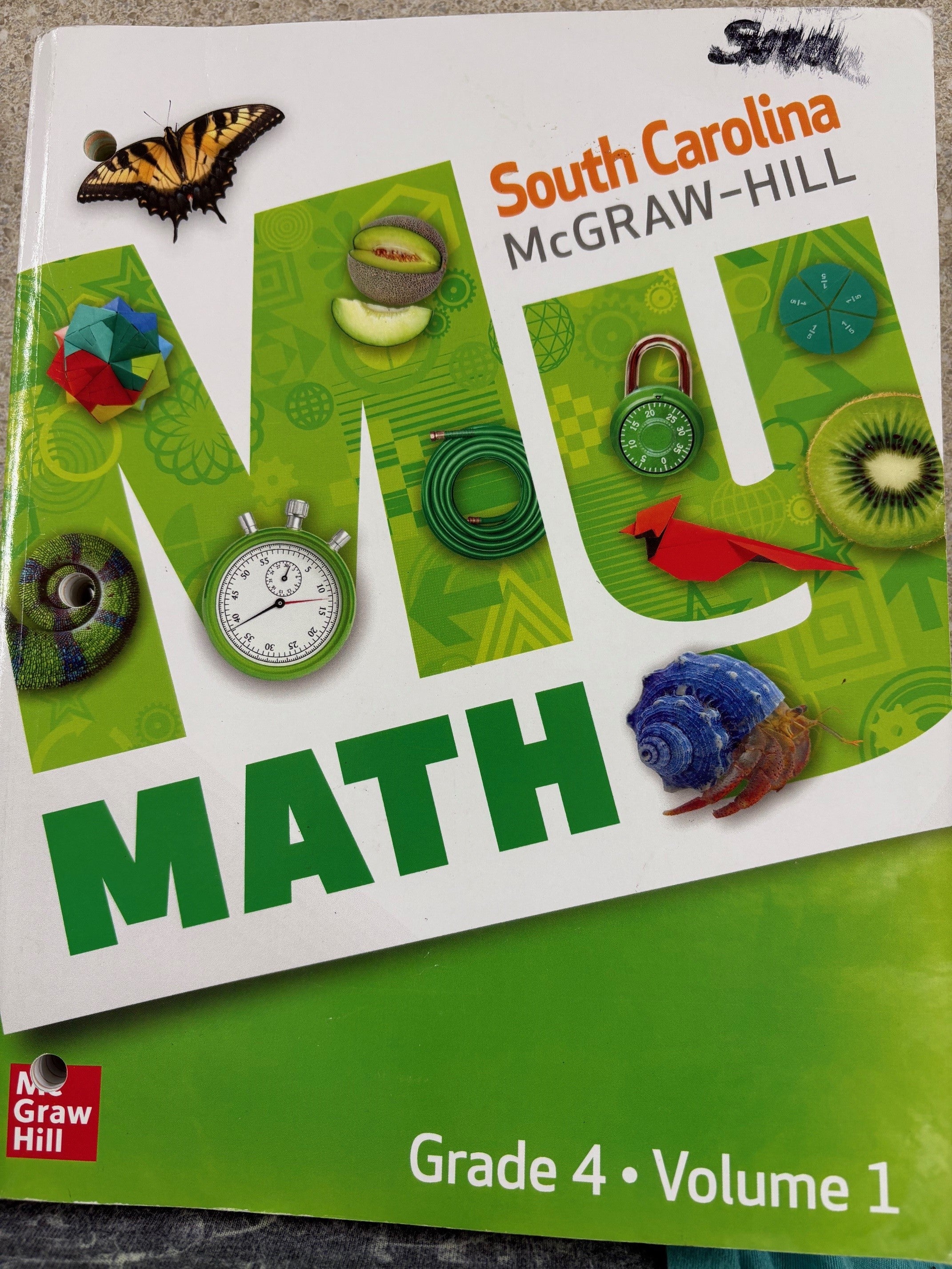 Mathprint 4 My Math - Grade 4, Vol 1 – Grace School Associations