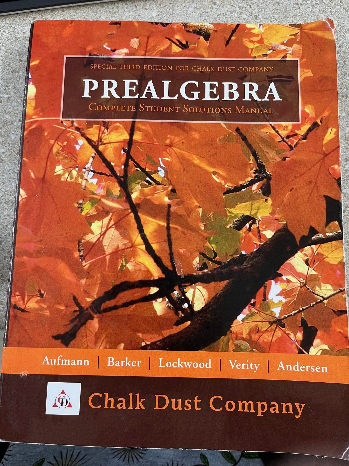 PreAlgebra - Solutions Manual