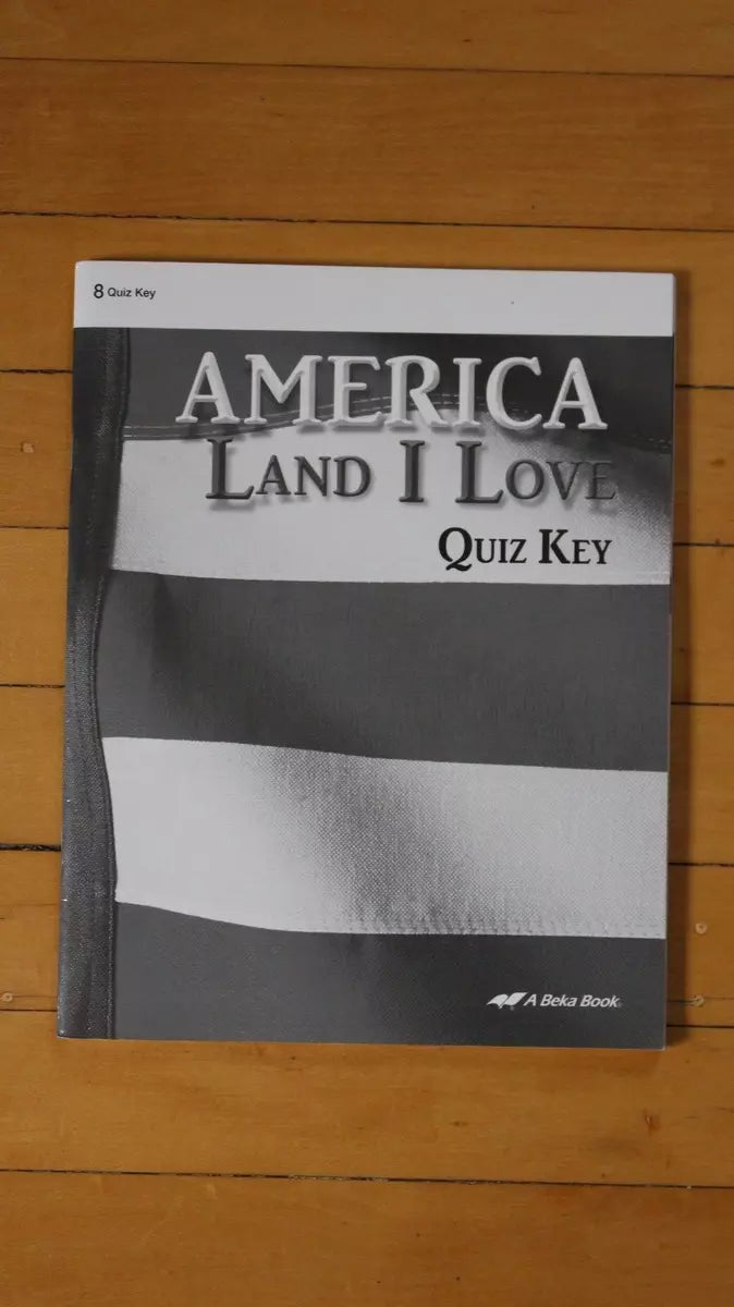 America Land I Love (3rd ed.) - Quiz Key (Copy)