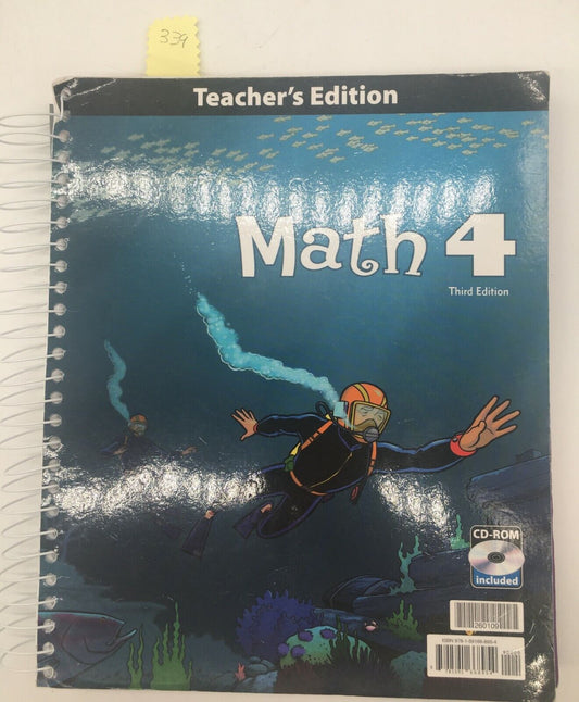 Math 4 (3rd ed ) - Teacher Edition