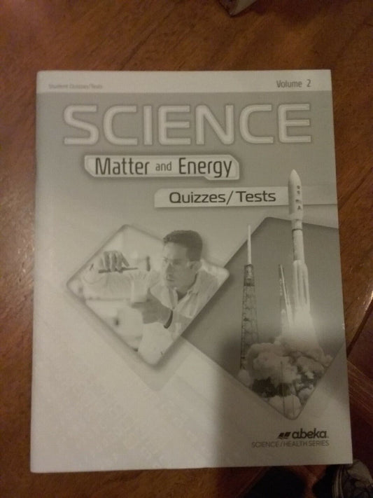 Science Matter and Energy - Quiz and Test Vol 1