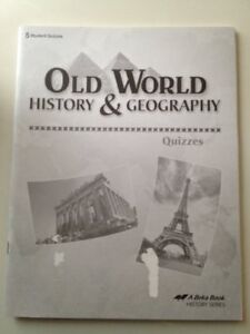Old World History and Georgaphy - Tests