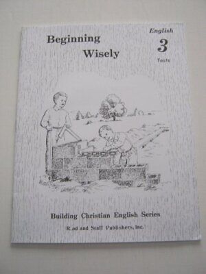 Beginning Wisely - English 3 Test