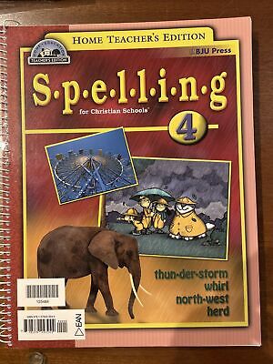 Spelling 4 - Teacher Edition (1st ed)