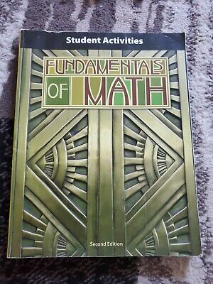 Fundamentals of Math (2nd ed) Student Activities and Answer Key