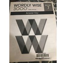 Wordly Wise 3000 Book 7 (3rd ed.) - Answer Key