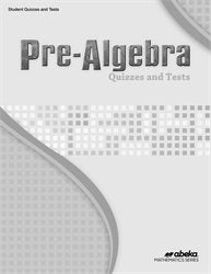 Pre-Algebra - Tests / Quizzes