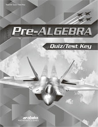 Pre-Algebra - Test/Quiz Key