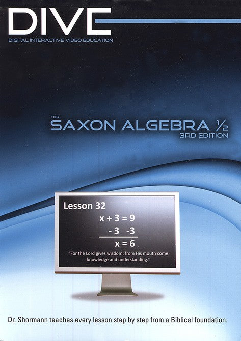 D.I.V.E. CD for Algebra 1/2 3rd ed.