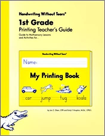 Handwriting Without Tears 1st Grade Printing Teacher's Guide