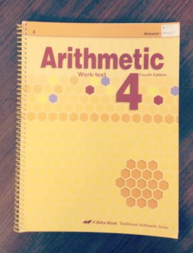 Arithmetic 4 - Answer Key