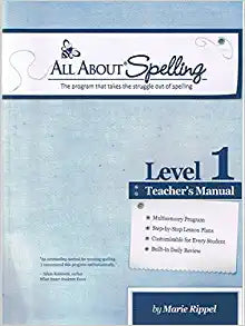 All About Spelling Level 1 Teacher's Manual