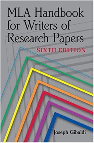 MLA Handbook for Writers of Research Papers