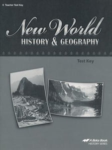 New World History and Geography - Test Key