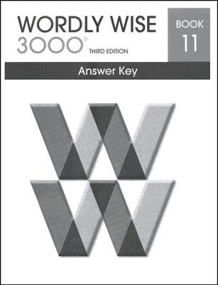 Wordly Wise 3000 Book 11 - Answer Key