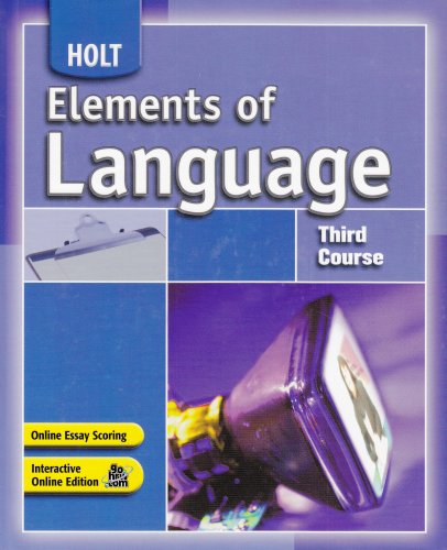 Elements of Language Third Course (gd 9) - set of 2