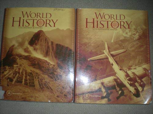 3rd Ed. World History - Set of 4
