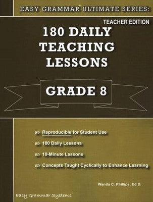 Easy Grammar Ultimate 8 - Teacher Edition