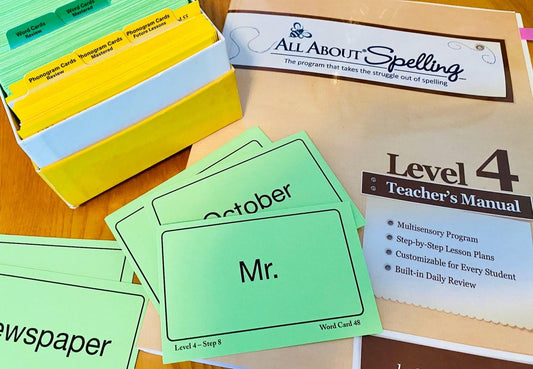 All About Spelling - Level 4 Teacher's Manual & Flashcards