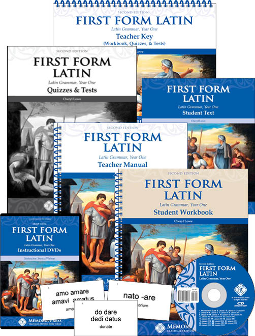 First Form Latin - set of 4