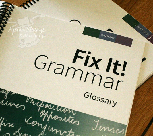 Fix it Grammar: Glossary