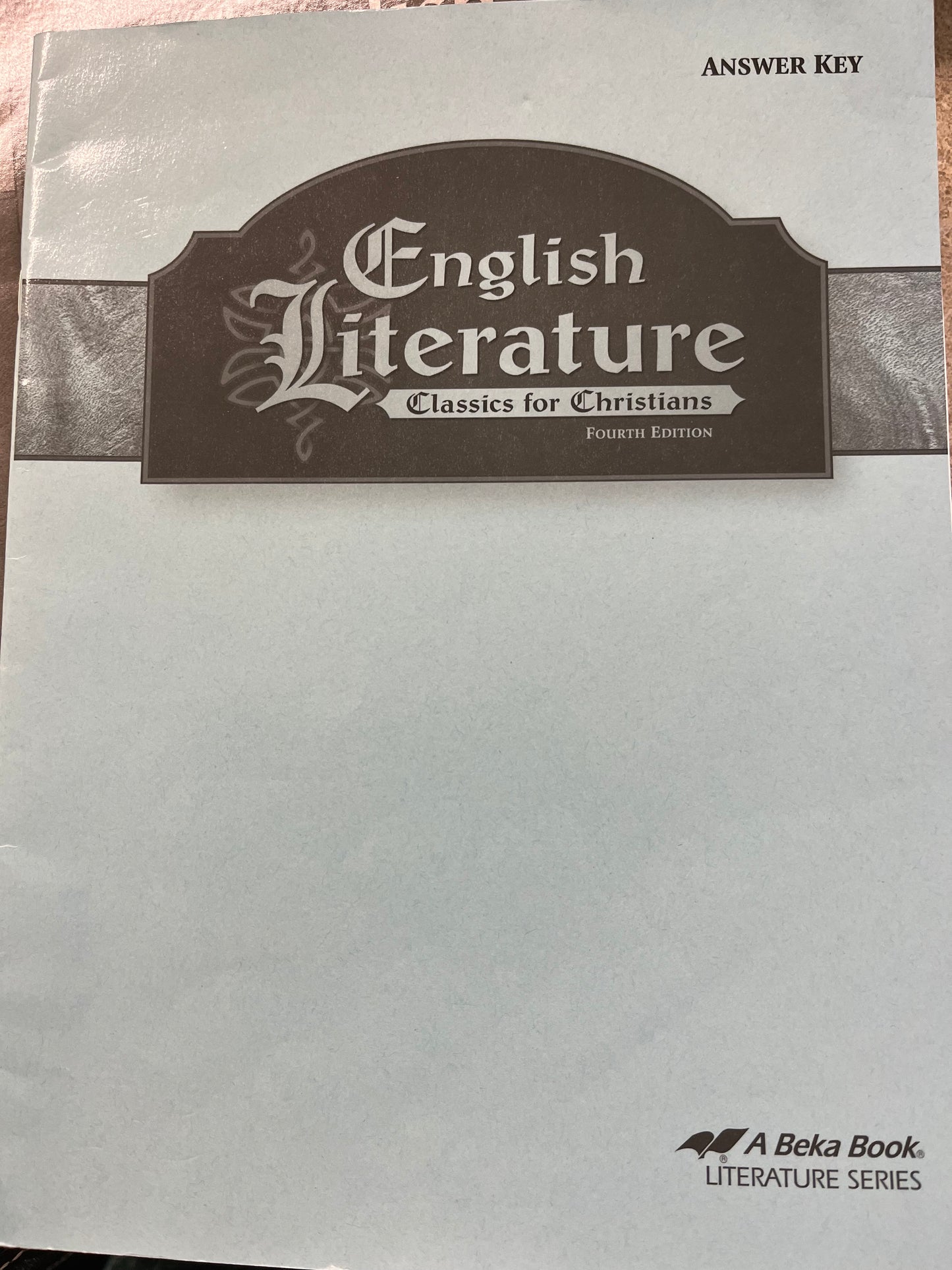 English Literature 4th Ed.  - Test Key