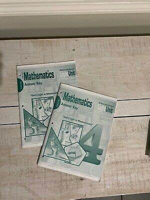 Mathematics 4 -  set of 7