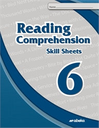 Reading Comprehension 6 Skill Sheets