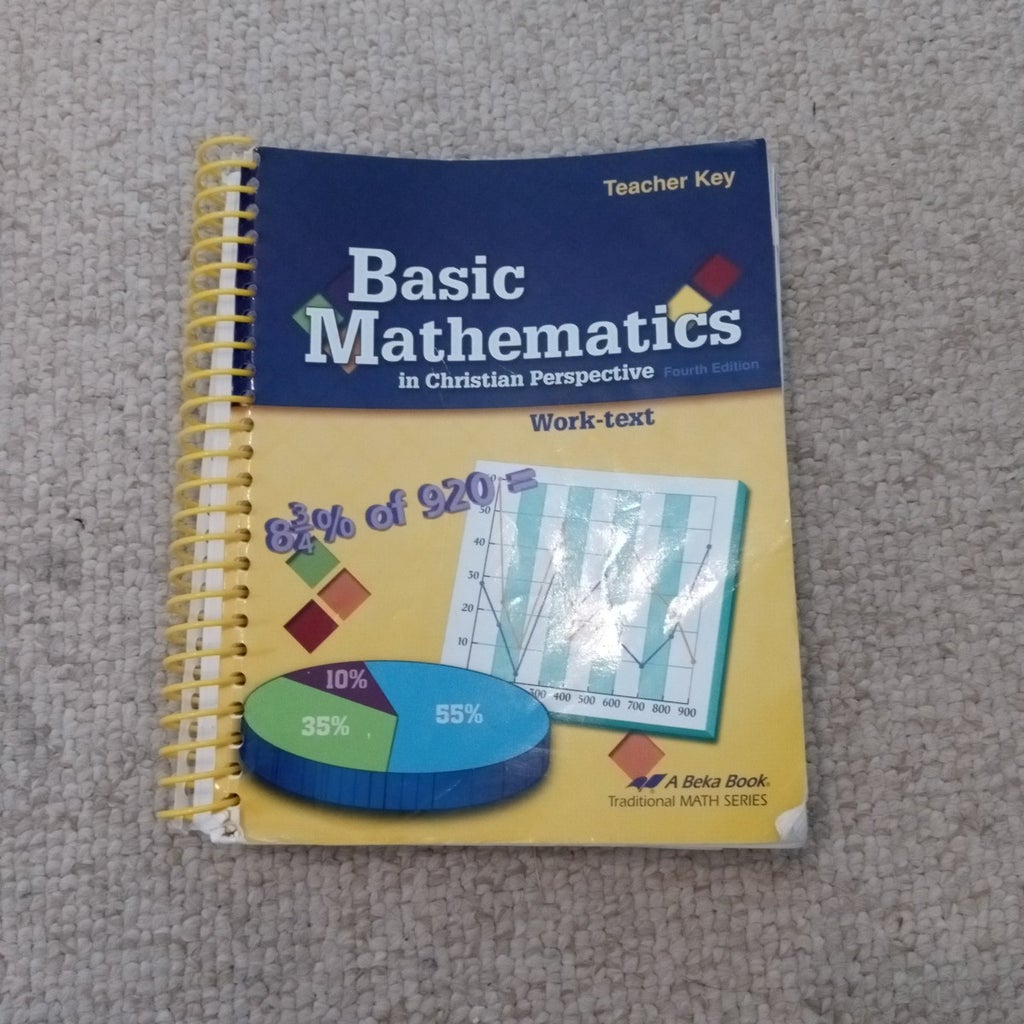 amazon | basic mathematics: an introduction (teach... Basic Mathematics - Teacher Edition – Grace School Associations