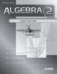 Algebra 2 - Test / Quiz Key